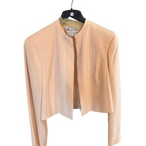 Worth Cream Blazer Elegant Cropped Design
